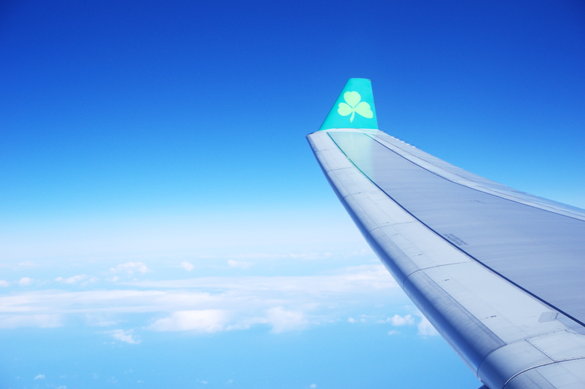 In flight