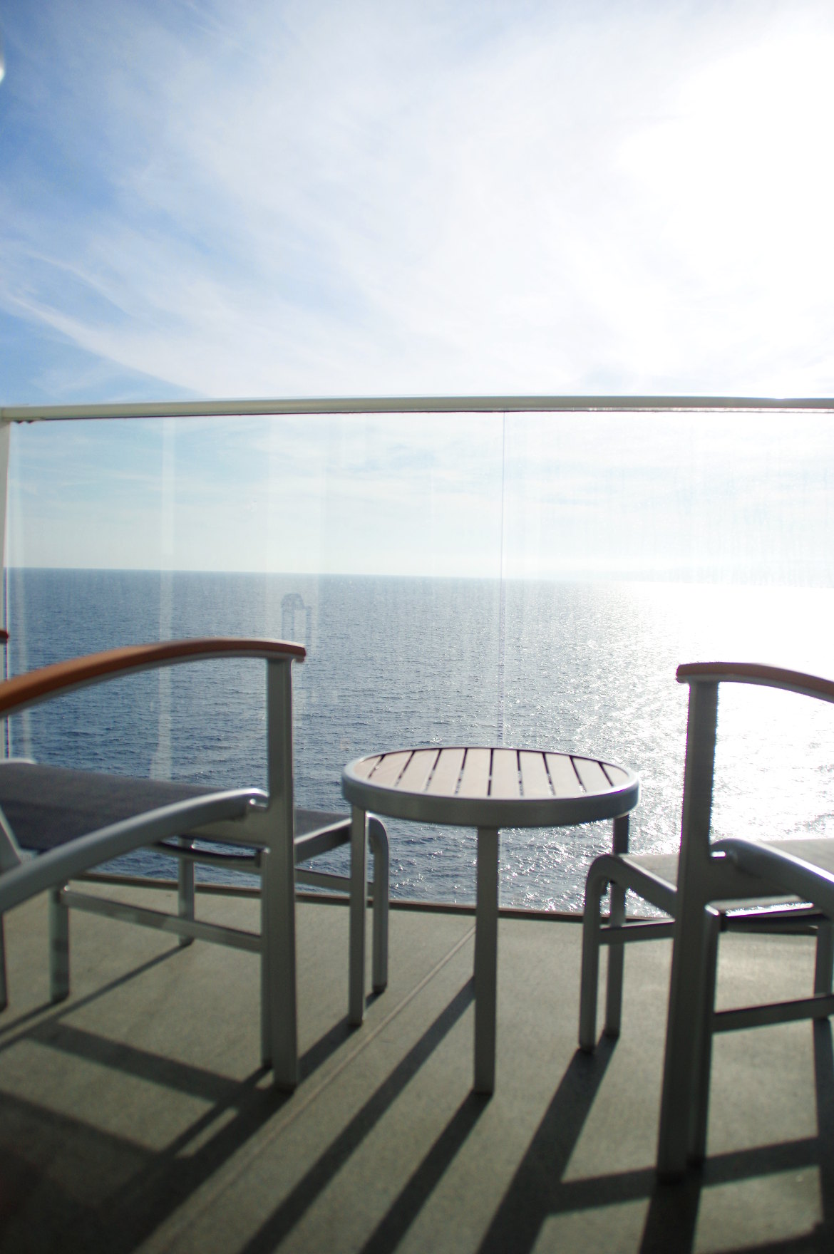 Balcon avec vue sur l'océan