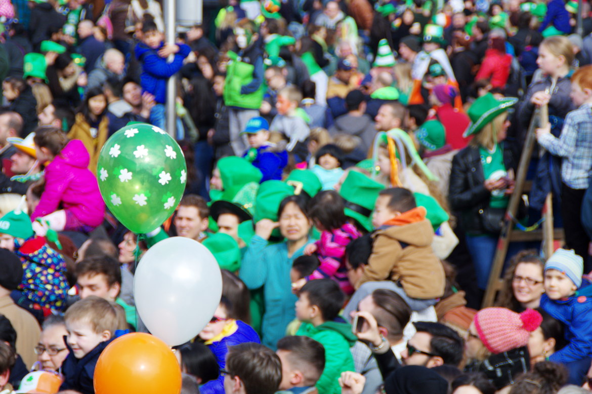 Balloons in PAddys day