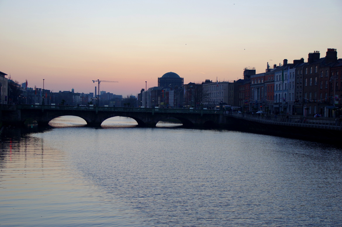 Sunset in Dublin